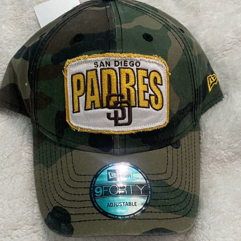 New Era San Diego Padres, 9FORTY Green Camo, Adjustable Cap